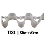 Translucent Clip N Wave Tape - Home Sewing Depot
