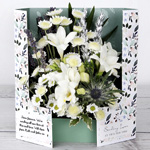 Cloud Of Freesias - Flowercard.co.uk