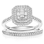 Cluster Bridal Set Diamond Ring | Ernest Jones
