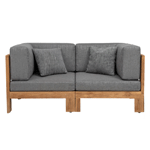 Coast Teak Outdoor Loveseat , Teakwarehouse.com