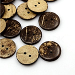Coconut Buttons 2 Hole : Beadpark.com