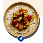 Coconut Tofu Curry & Cherry Tomatoes - Jow