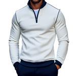 Collar Long Sleeve Sweatshirt : FinderCube
