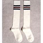 Color Striped Long Cotton Socks , Berlook