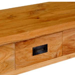 Console Table Solid Wood Teak - Tomtop.com