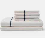 Cotton Piping Design Bed Sheet Set | Americanblossomlinens