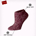 Cozy No Show Socks : OneHanesPlace