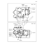 Crankcase Bolt Pattern Kawasaki - Partsss
