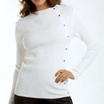 Cream Button Jumper | After Shock Plc