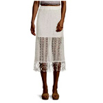 Ivanna Crochet Sheath Midi Skirt : SaksOff5th