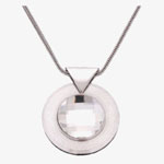 Crystal Disc Pendant - The Jewel Hut