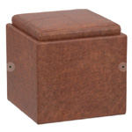 Cube Storage Ottoman : Simpli Home