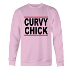 Curvy Chick Crewneck Sweatshirt | Curvestyles