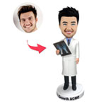 Custom Graduation Gifts Of Doctor Male - BobbleGifts