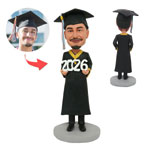 Custom Male Graduation Bobblehead Doll | BobbleGifts