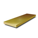 Cut Brass Flat Bar , Aluminium Warehouse