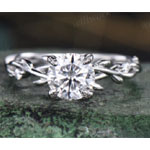 Cut Moissanite Engagement Ring - WillWork Jewelry