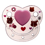 Cute Bear Transparent Magnetic Pacifier - Dollreborns
