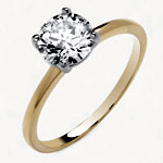 Round Cut CZ Solitaire Ring - Austens Jewellers