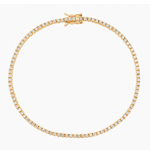 Dainty Diamond Tennis Bracelet | Babygold.com