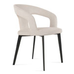 Daniels Taupe Velvet Dining Chairs - Your Bar Stools