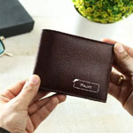 Dark Brown Leather Wallet - Igp