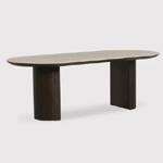 Dark Brown Wood Dining Table - Barkerandstonehouse.co.uk