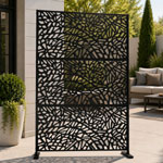 Decorative Outdoor Divider With Stand Panels | Kozyard