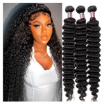 Deep Curly Human Hair Weave - Ishow Hair