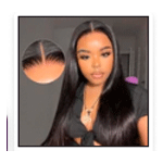 Deep Part Wigs Silky Straight Hair | Megalook.com
