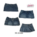 Denim Mini Skirt , Joinfleek.com