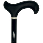 Classy Cane With Black Derby Handle - Walking Canes