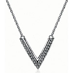 Diamond Letter Pendant Necklace : MasonNewYork