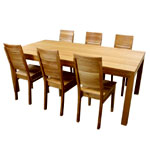 Dining Set With 6 Chairs - Moebro 