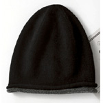 Double Layered Knit Beanie : Cbcashmere.com