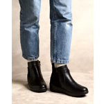 Double Zip Wedge Boots | Daxon.fr
