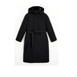 Down Coat With Belt And Hood - FinnFlare