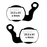 Downhill Bicycle Brake Pads : EBC Brakes Direct