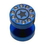 Ear Piercing Fake Plug Star - Piercing Store