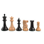 Ebony Chess Pieces , Regency Chess