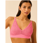 Eco Lace Double Layer Plunge Bra - Stripe And Stare