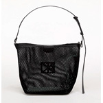 Emblem Mesh Bucket Bag : Ftshp