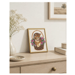 Embroidery Kit Picture Cat In Basket - Ateljem