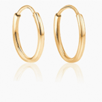 Endless Gold Hoop Earrings - Baby Gold