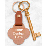 Engraved Wood Key Chain | ArtsCow