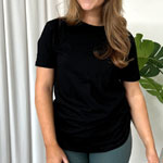 Everyday Regular Fit Tshirt Black : Pretty Mama
