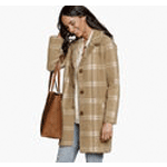 Eyelash Plaid Coatigan - Johnston Murphy