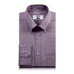 Ezs Lilac Pinpoint Oxford Shirt | Luxire.com