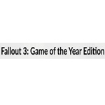Fallout 3 Game Of The Year Edition Game : Gog