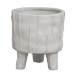 Fara White Small Planter | Orsina